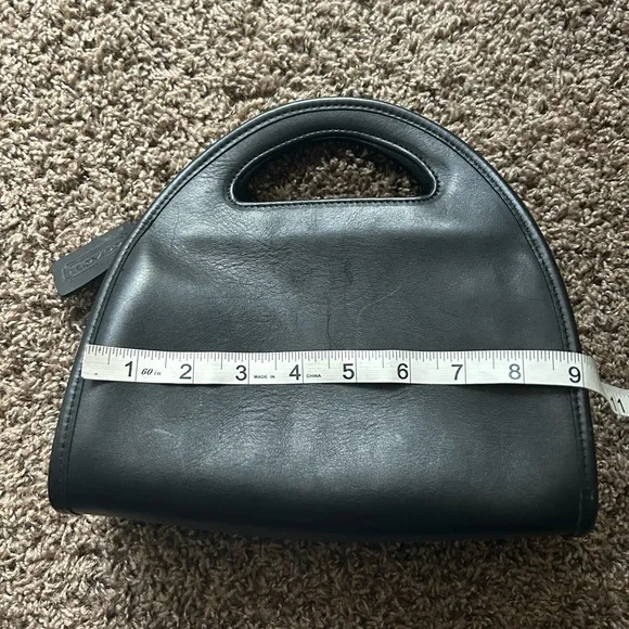 Vintage 90s Coach Black Leather Carousel Bag Handbag RARE *No strap* - Picture 16 of 16